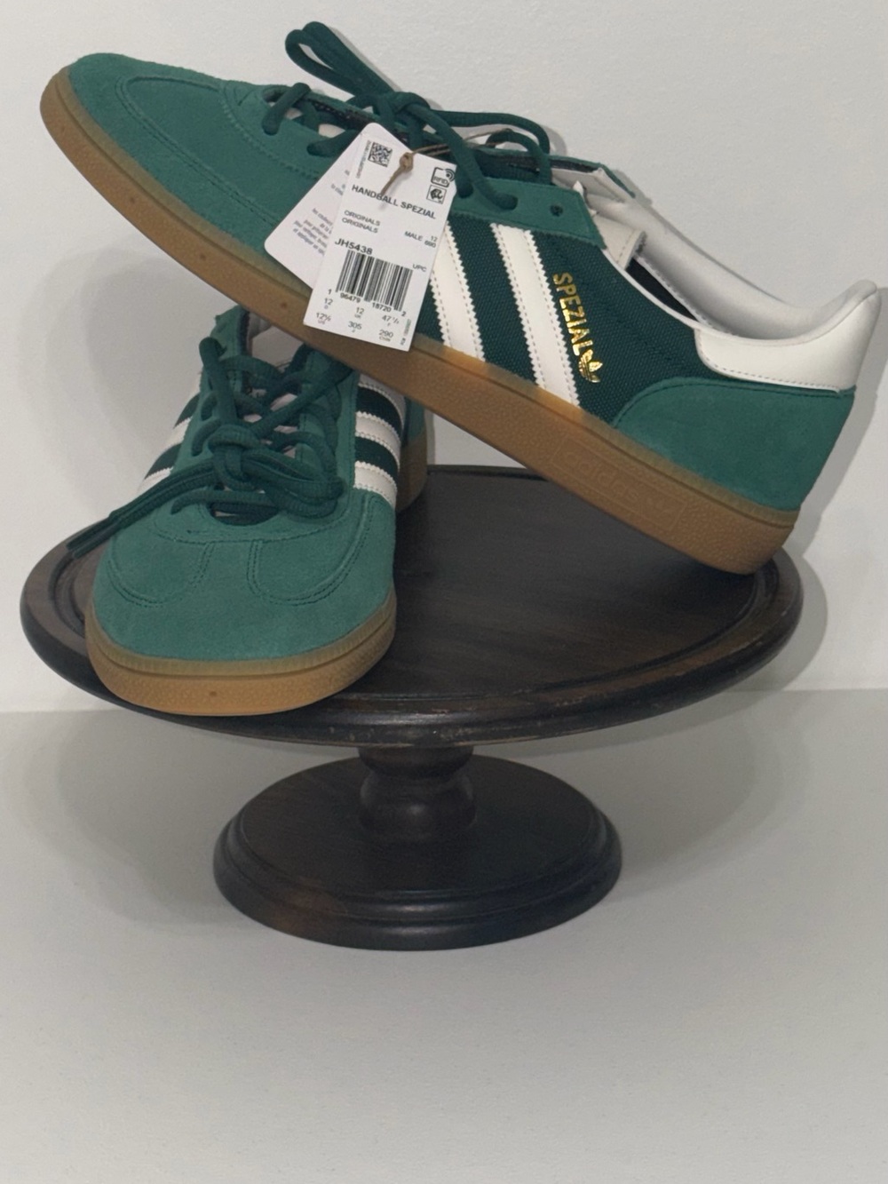 adidas Originals Spezial Green White Gum Athletic Shoes